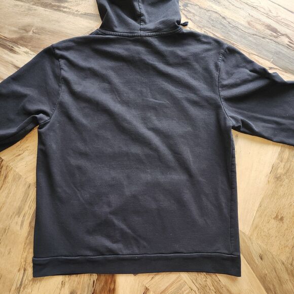 Nintendo Super Mario 2011 Black Pullover Hoodie Sweatshirt Sz L - Picture 3 of 8